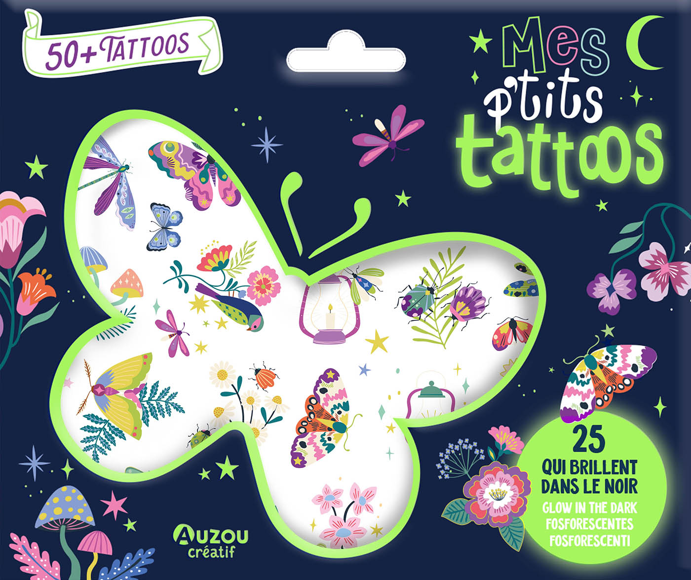Mes p'tits tattoos - Nuit enchantée - Auzou