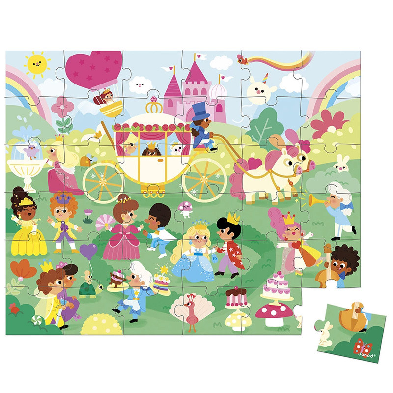 PUZZLE LES PRINCESSES - 36 PCS - Janod