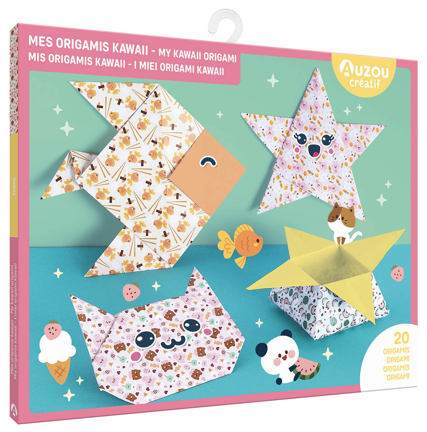 Ma pochette d'artiste - Mes origamis kawaii - Auzou