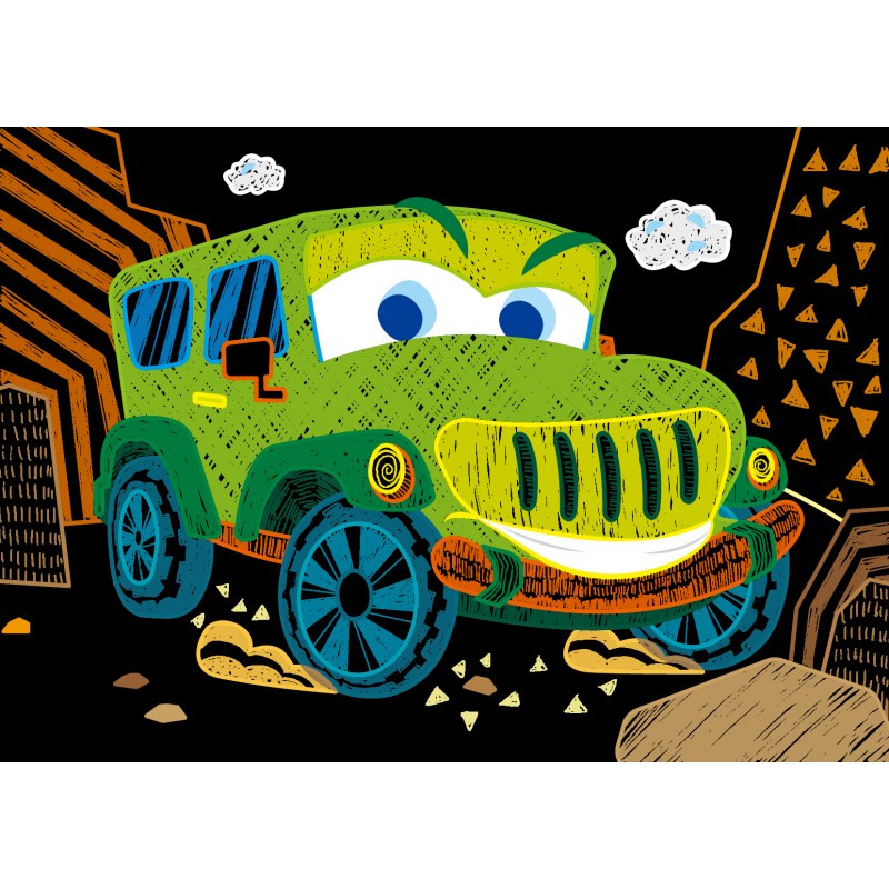 MINI SCRATCH BOOK voitures - Ulysse