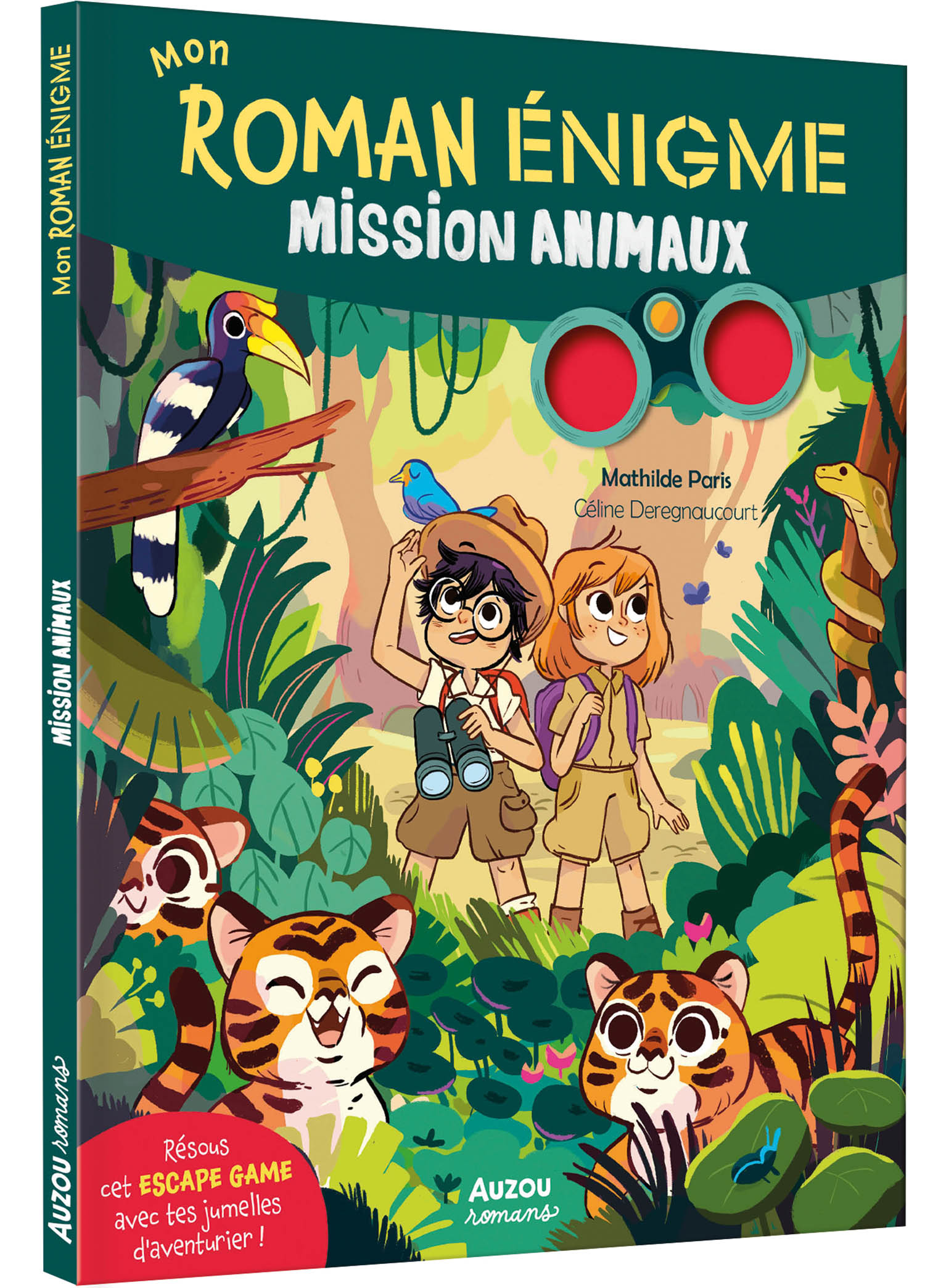 Mon roman énigme - Mission animaux - Auzou