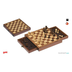 Jeu d'échecs magnétique avec tiroir - goki