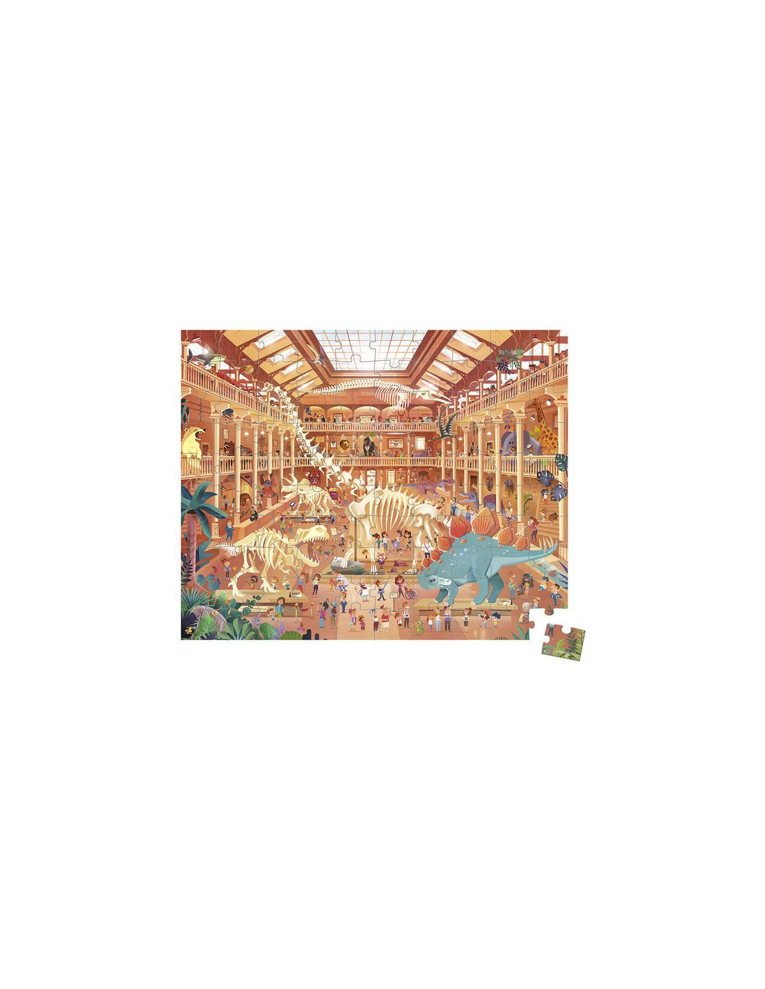 PUZZ MUSEE HISTOIRE NATURELLE - 100 PCS - Janod