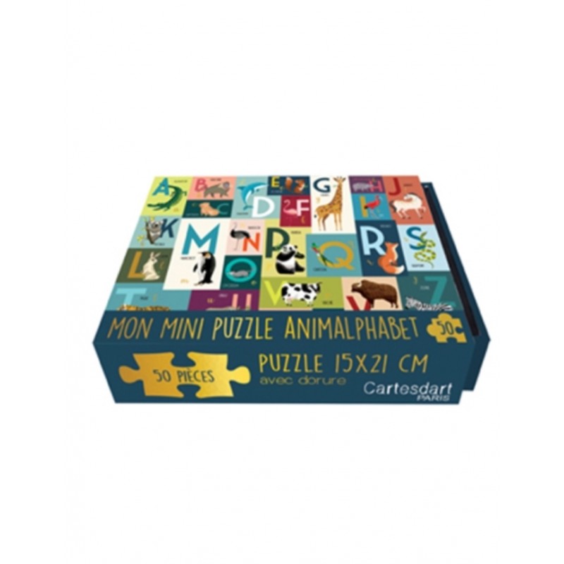 BOÎTE MINI PUZZLE ANIMALPHABET