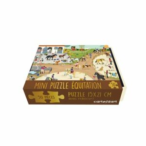 BOITE MINI PUZZLE EQUITATION