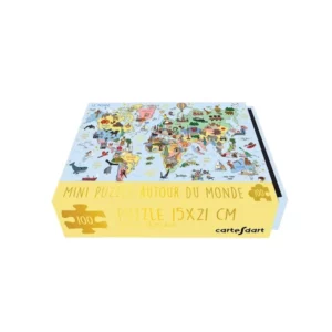 BOITE MINI PUZZLE MAPPEMONDE