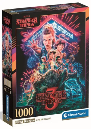 Puzzle-1000-pièces-stranger-things-saison-3-kidulte-clementoni-jeux-reves-et-jouets