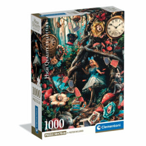 PUZZLE COMPACT 1000 PIECES - another day in wonderland - Clementoni