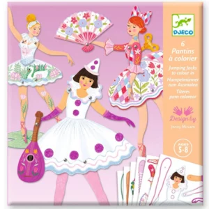PANTINS A COLORIER - Tutus - Djeco