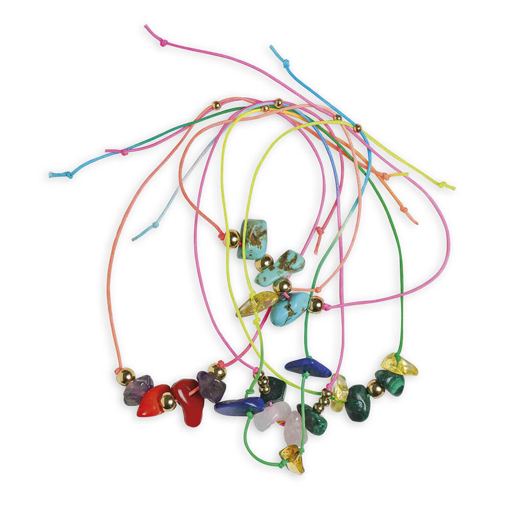 16 BIJOUX PIERRES PORTE-BONHEUR A CREER - janod