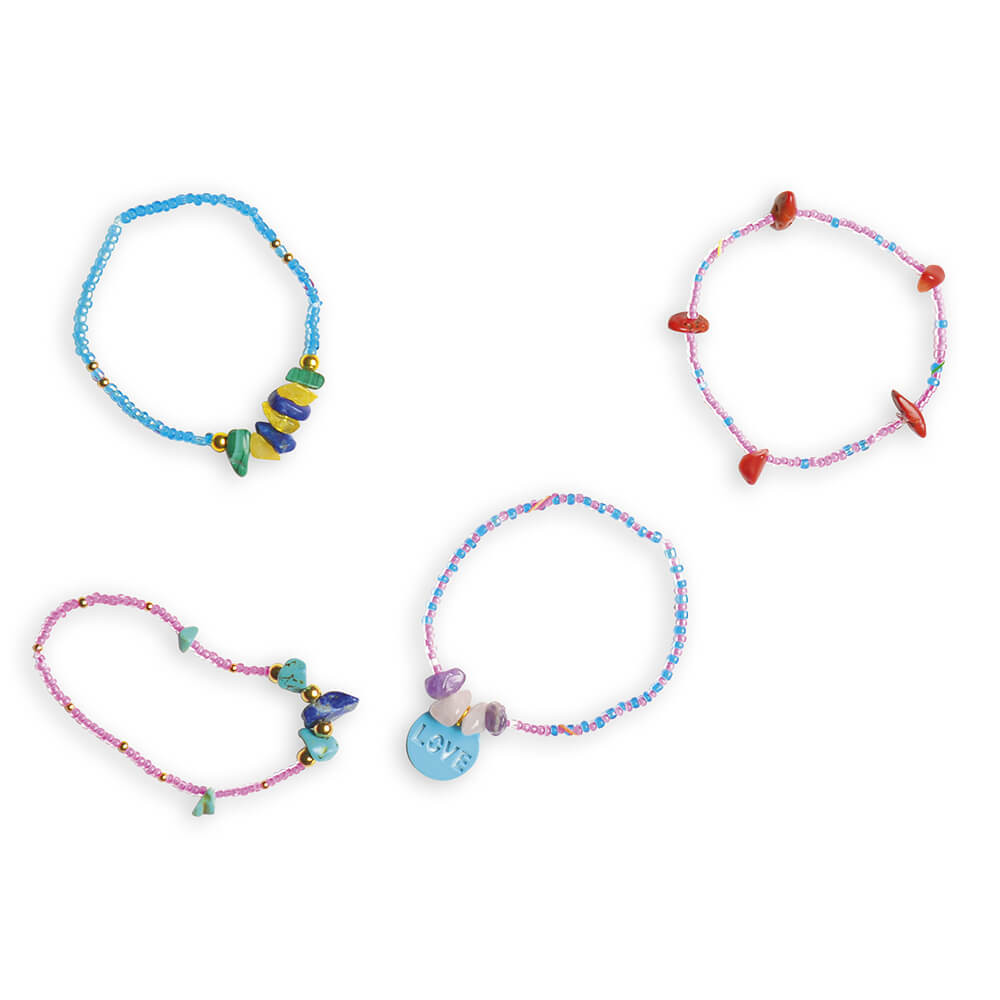 16 BIJOUX PIERRES PORTE-BONHEUR A CREER - janod