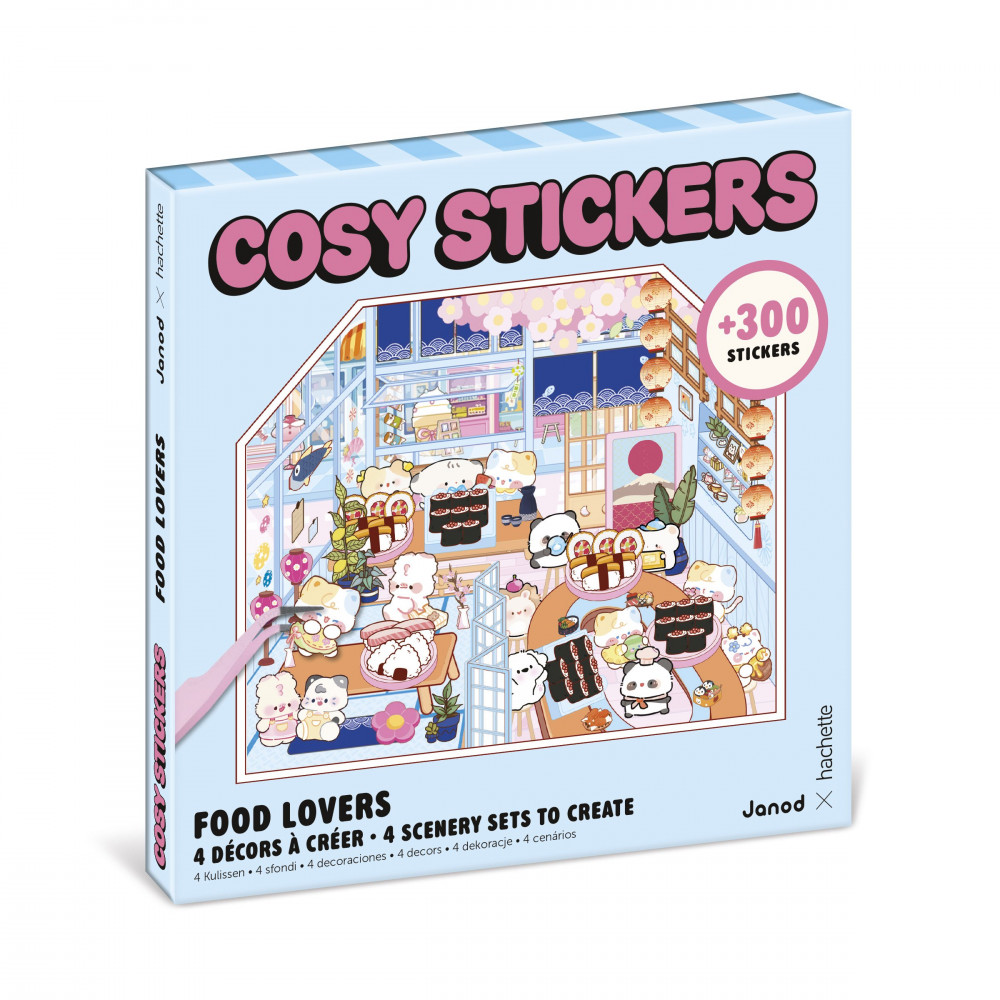 COSY STICKERS - FOOD LOVERS - Janod