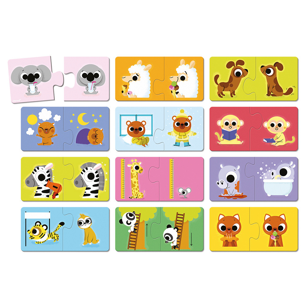 PUZZLES LES CONTRAIRES - Janod