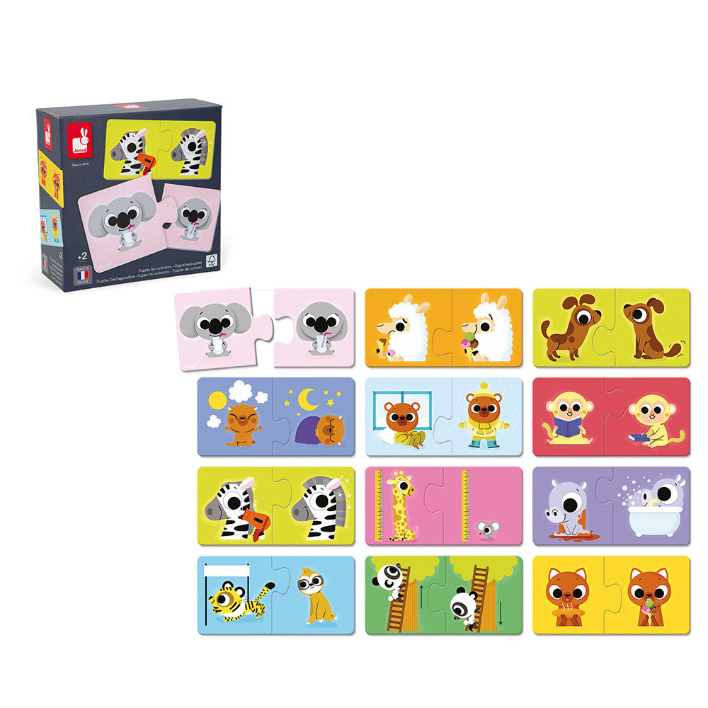 PUZZLES LES CONTRAIRES - Janod