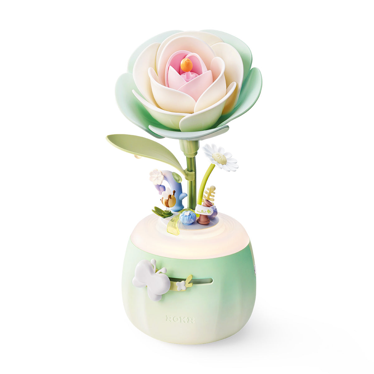 Minty Camellia Lamp - Rokr