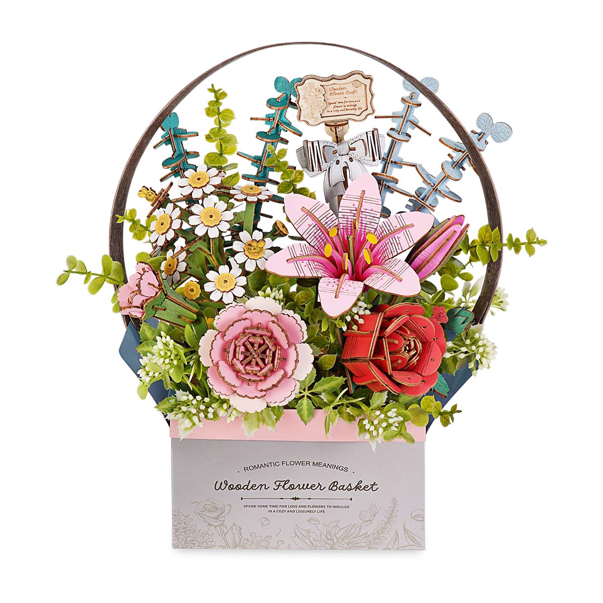 Wooden Flower Basket - Rork