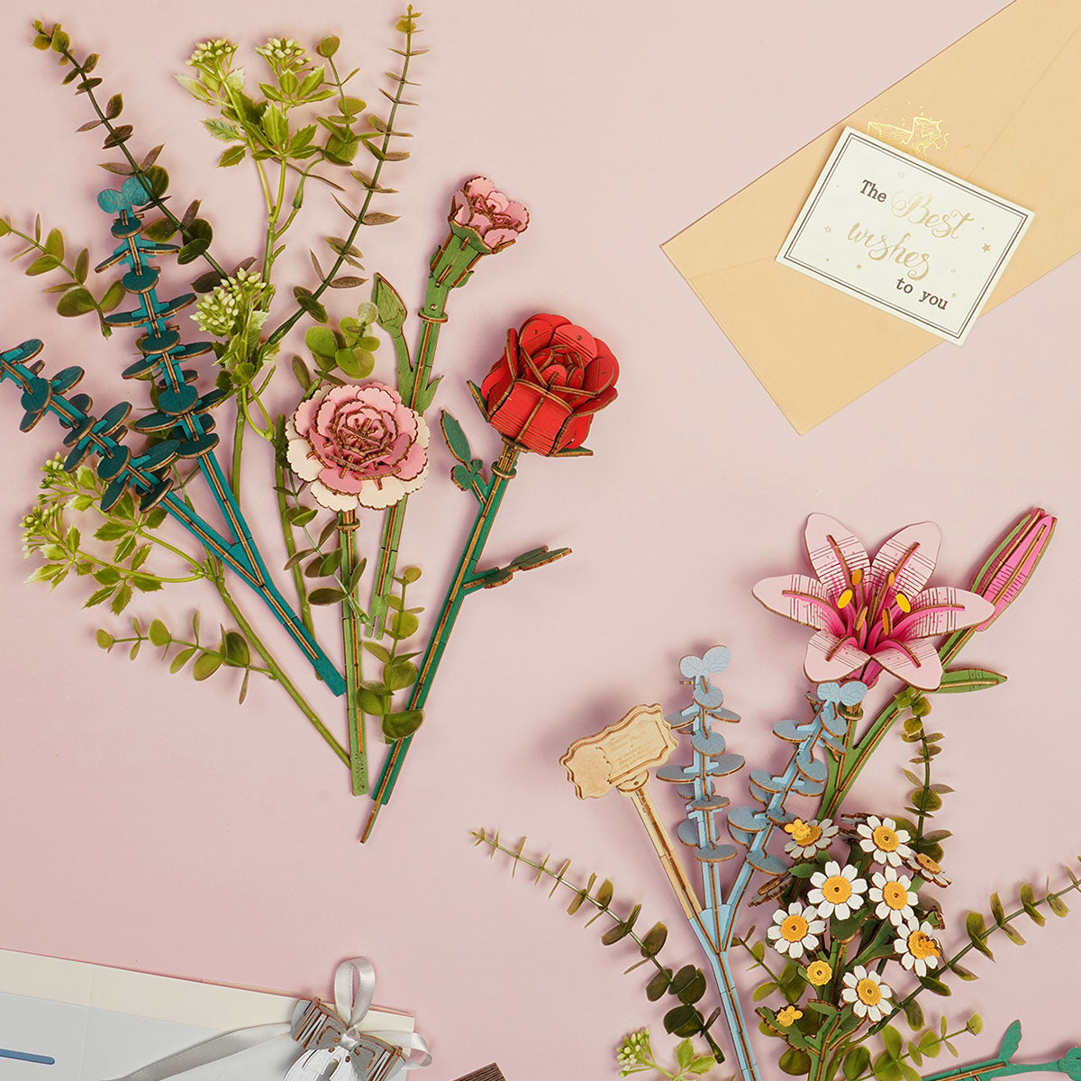 Wooden Flower Basket - Rork – Image 3