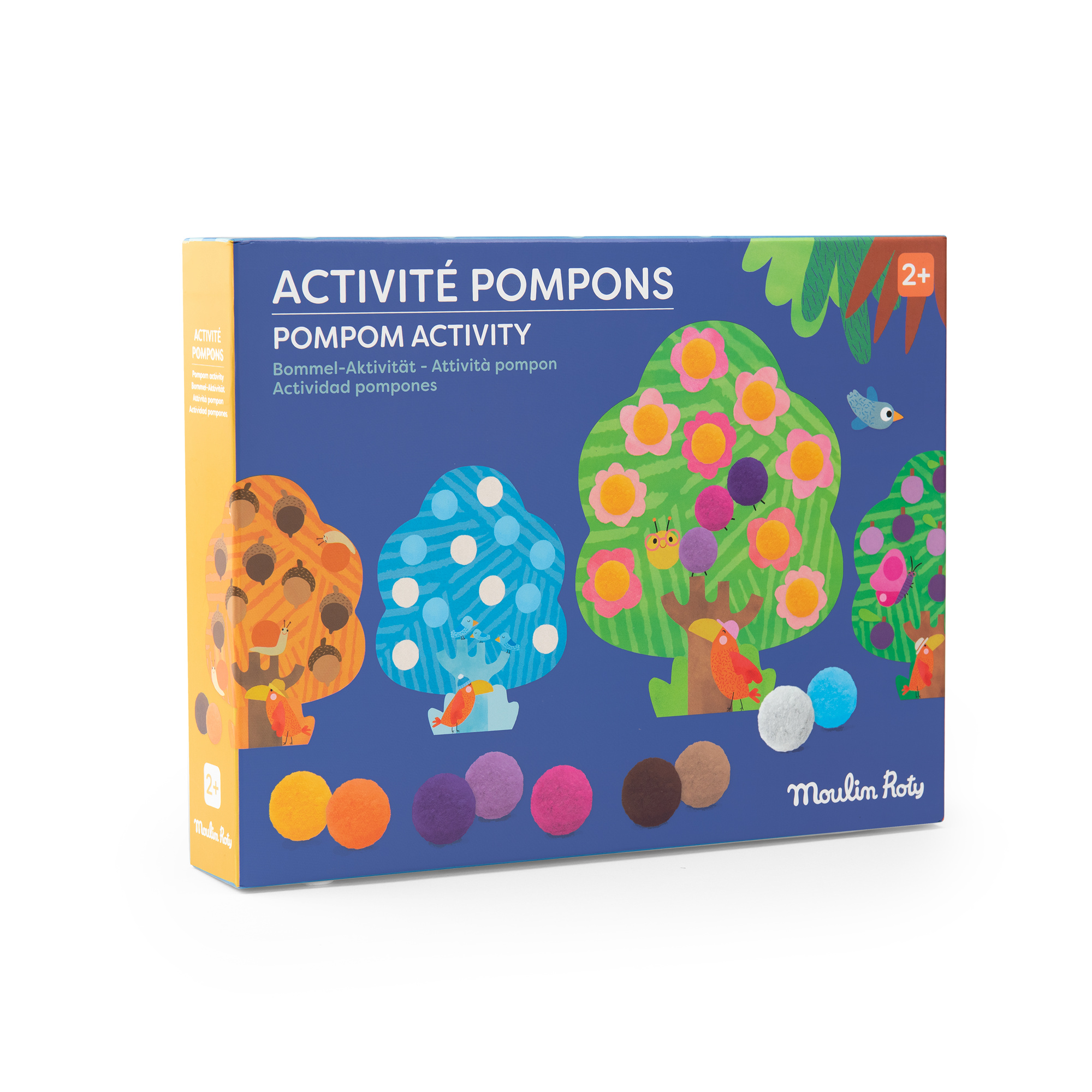 Activité pompons arbres - Les Toupitis - Moulin Roty