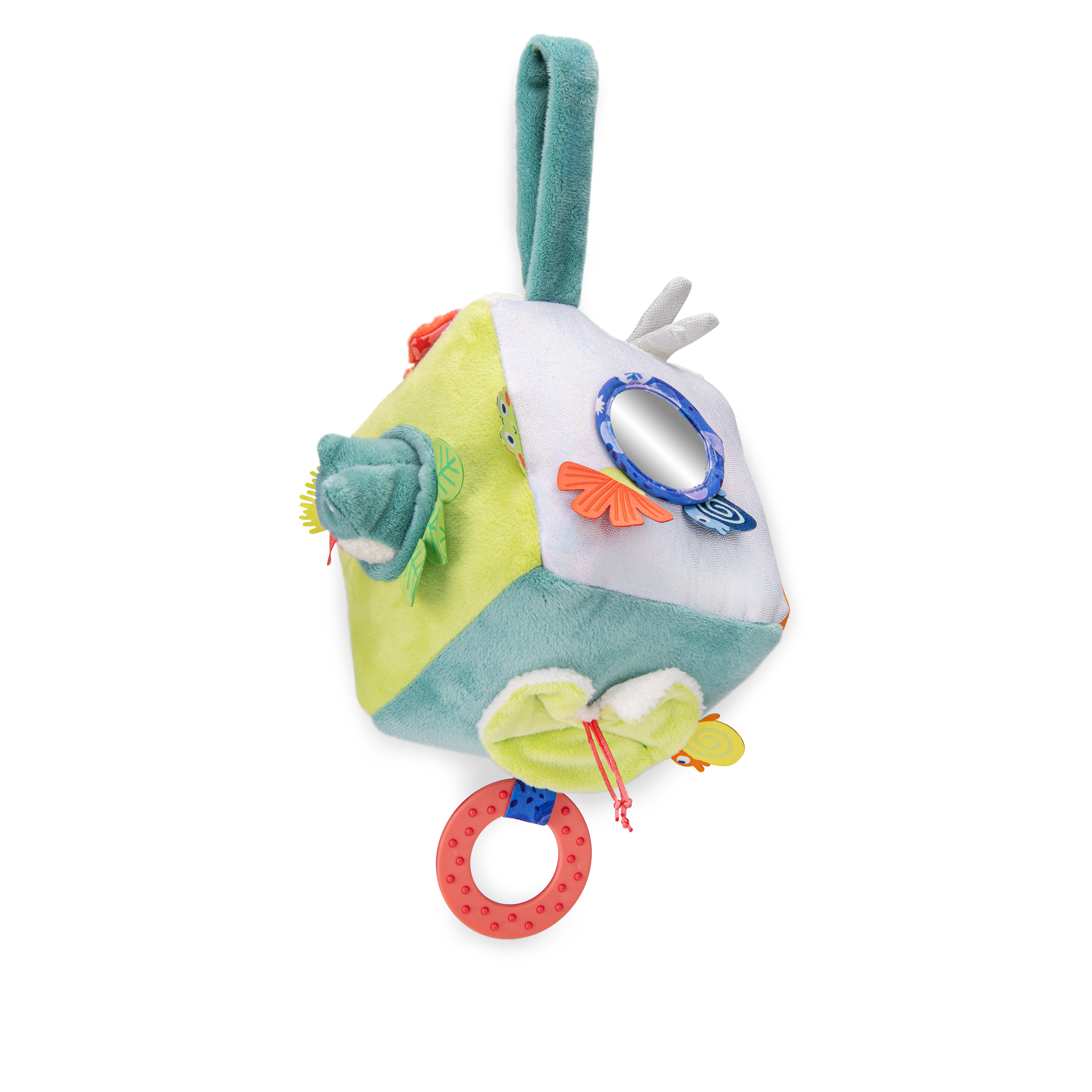 Cube d'activités tissu - La mare aux grenouilles - Moulin Roty – Image 2