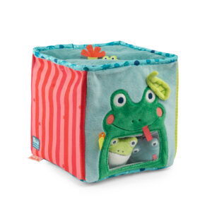 Grand cube d'activités tissu - La mare aux grenouilles - Moulin Roty