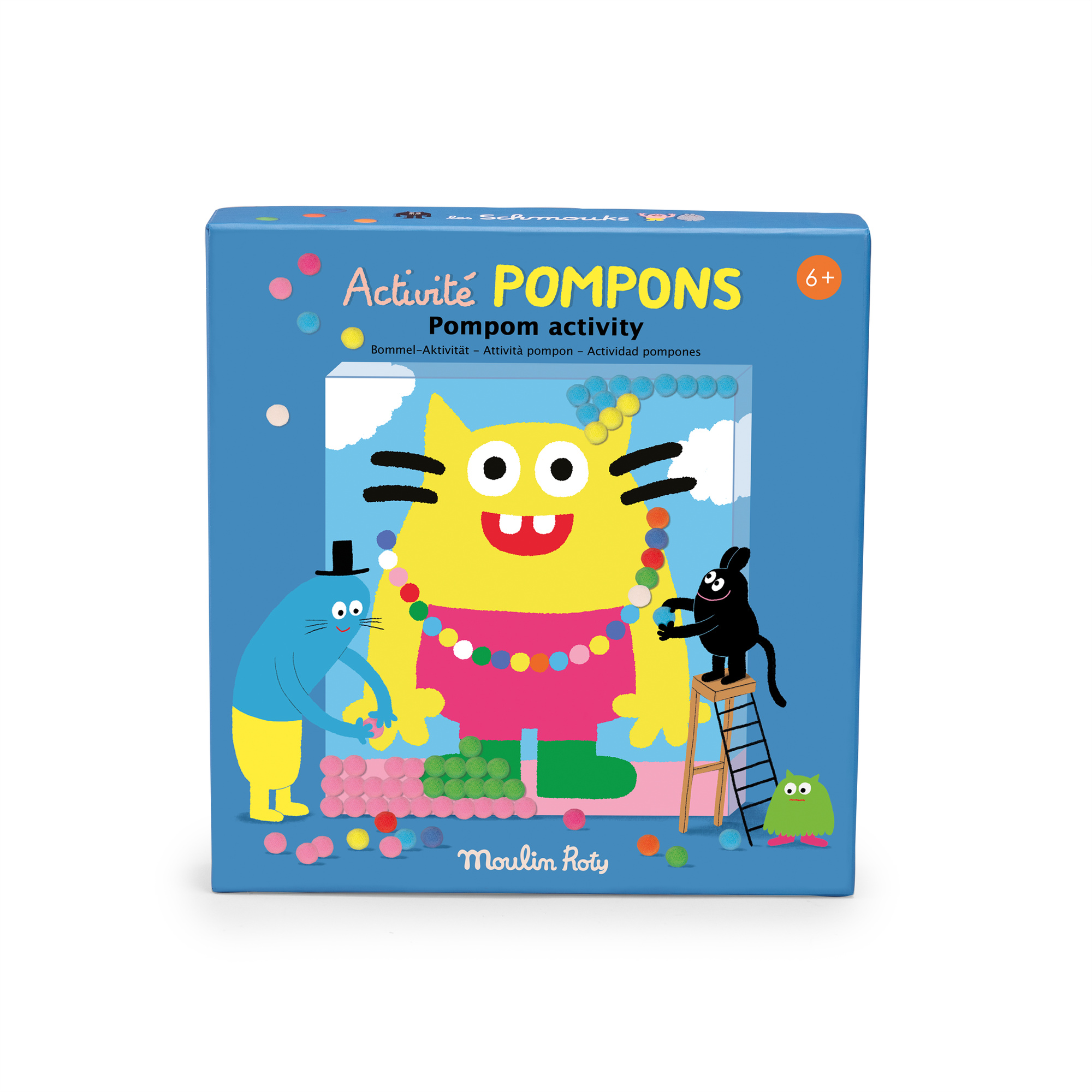 Activité pompons tableau Les Schmouks - Moulin Roty – Image 2
