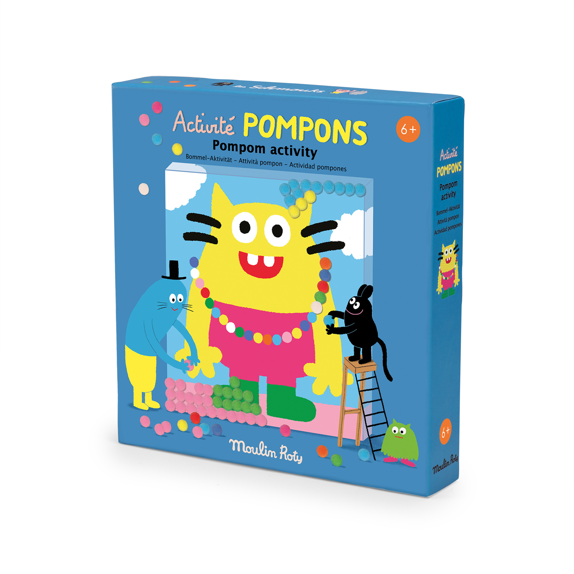 Activité pompons tableau Les Schmouks - Moulin Roty – Image 3