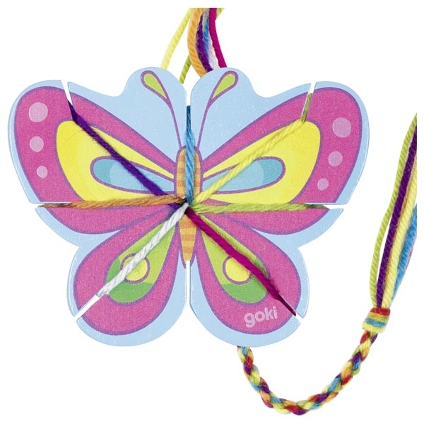 Fleur et papillon à tricoter - Goki – Image 2