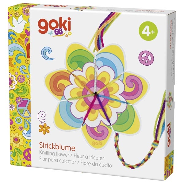 Fleur et papillon à tricoter - Goki – Image 3