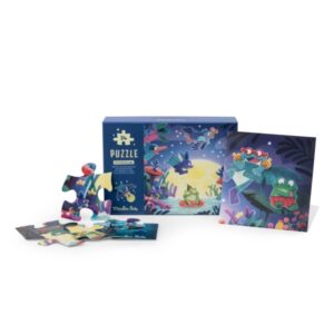 Puzzle phosphorescent - Au clair de lune (24 pièces) - Moulin Roty