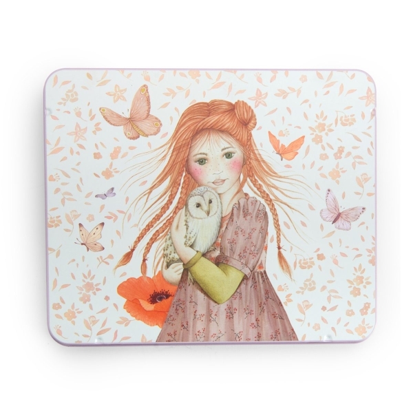 Boîte métal 50 crayons pastels - Les Rosalies - Moulin Roty – Image 2