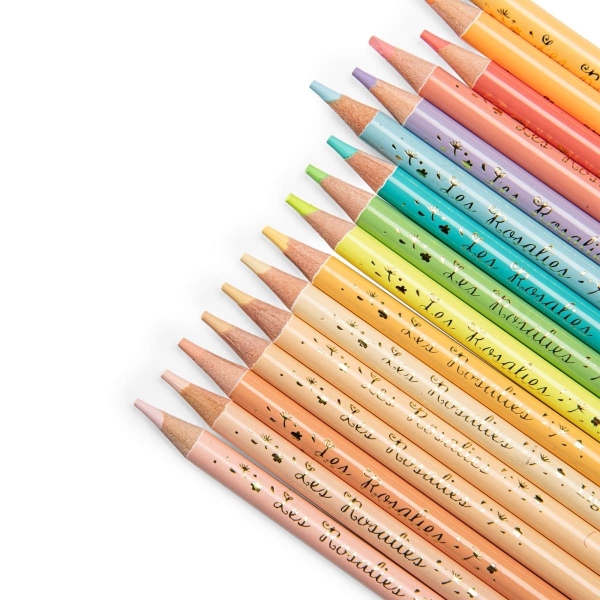 Boîte métal 50 crayons pastels - Les Rosalies - Moulin Roty – Image 3