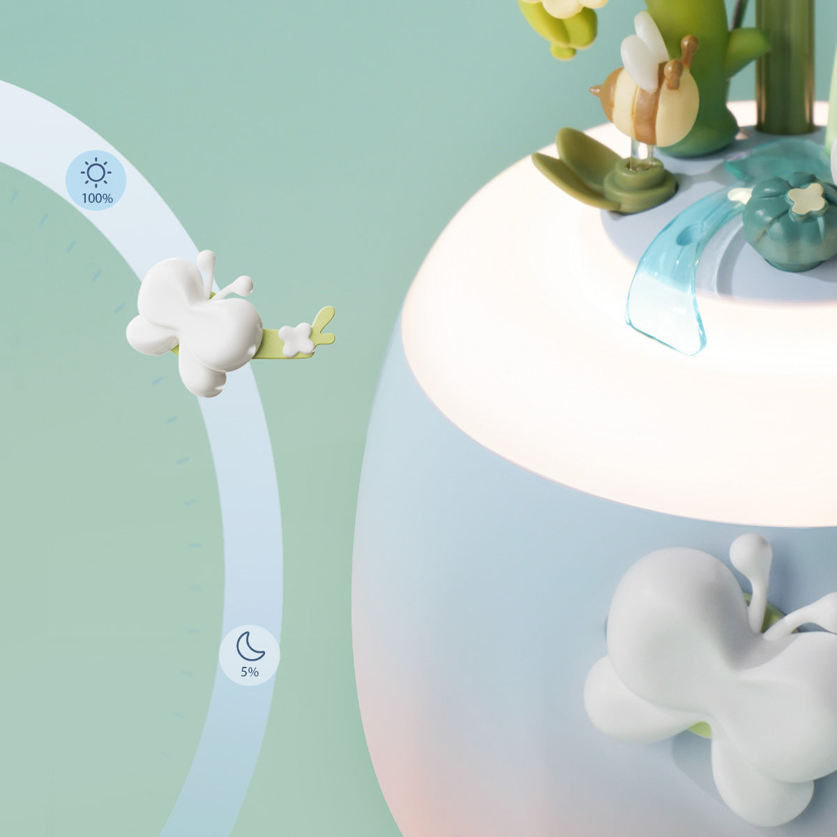 Starry Camellia Lamp - Rokr – Image 3