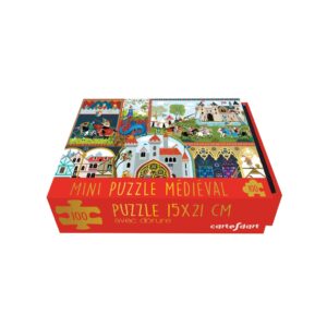BOÎTE MINI PUZZLE CHEVALIERS MEDIEVAL