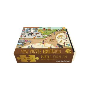 BOITE MINI PUZZLE EQUITATION