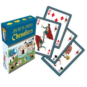 JEU DE 54 CARTES CHEVALIERS MEDIEVAL