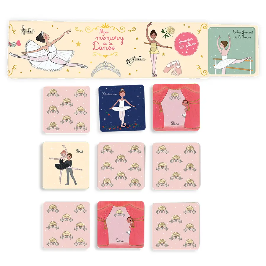 JEU MEMORY IMAGIER DE LA DANSE