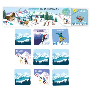 JEU MEMORY IMAGIER DE LA MONTAGNE LES ALPES