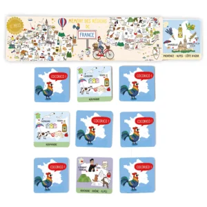 JEU MEMORY IMAGIER LA FRANCE