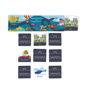 JEU MEMORY IMAGIER TRANSPORT