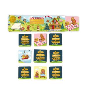 JEU MEMORY IMAGIER MARMOTTES ÉTÉ