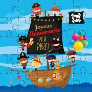 CARTE PUZZLE PIRATE
