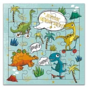 CARTE PUZZLE JOYEUX ANNIVERSAIRE DE DINO