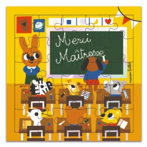 CARTE PUZZLE MERCI MAITRESSE
