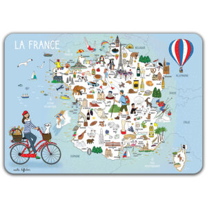 SET DE TABLE-SOUS MAIN LA FRANCE