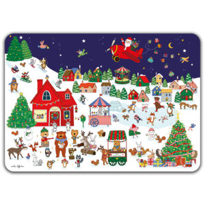 SET DE TABLE - SOUS-MAIN - VILLAGE DE NOEL