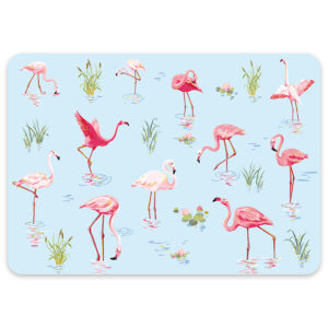 SET DE TABLE FLAMANTS ROSES