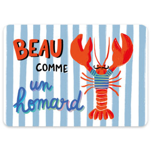 Set de table Beau comme Homard – Cartes d’Art