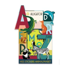 JEU STICKERS + POSTER ANIMALPHABET