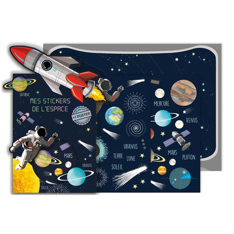 JEU STICKERS + POSTER MISSION COSMOS – Image 2