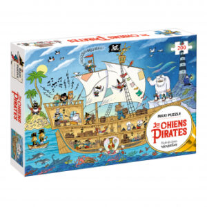 Puzzle 200 pièces Les chiens pirates - L'école des loisirs